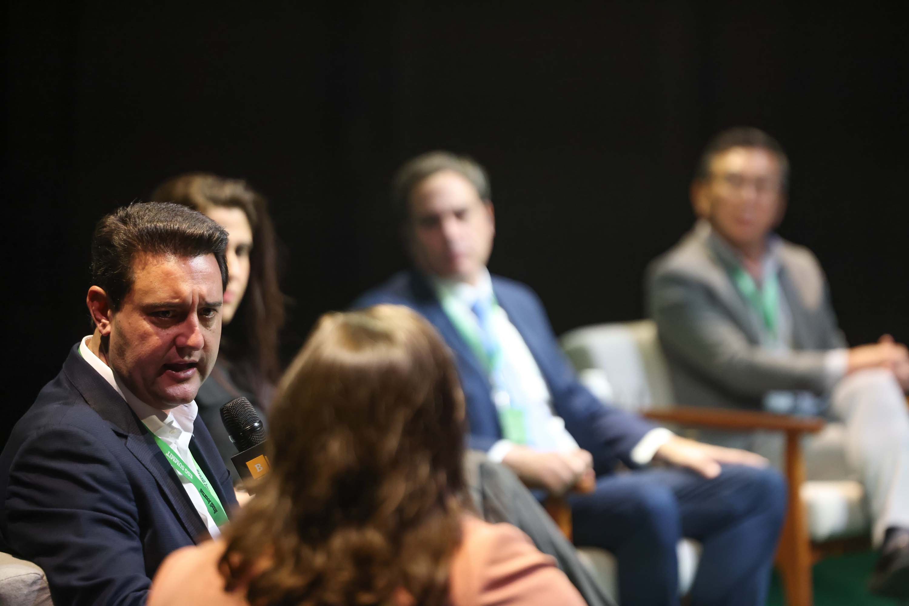 O governador Carlos Massa Ratinho Junior participou nesta terça-feira (5) do ESG Summit Brazil Journal, em São Paulo.