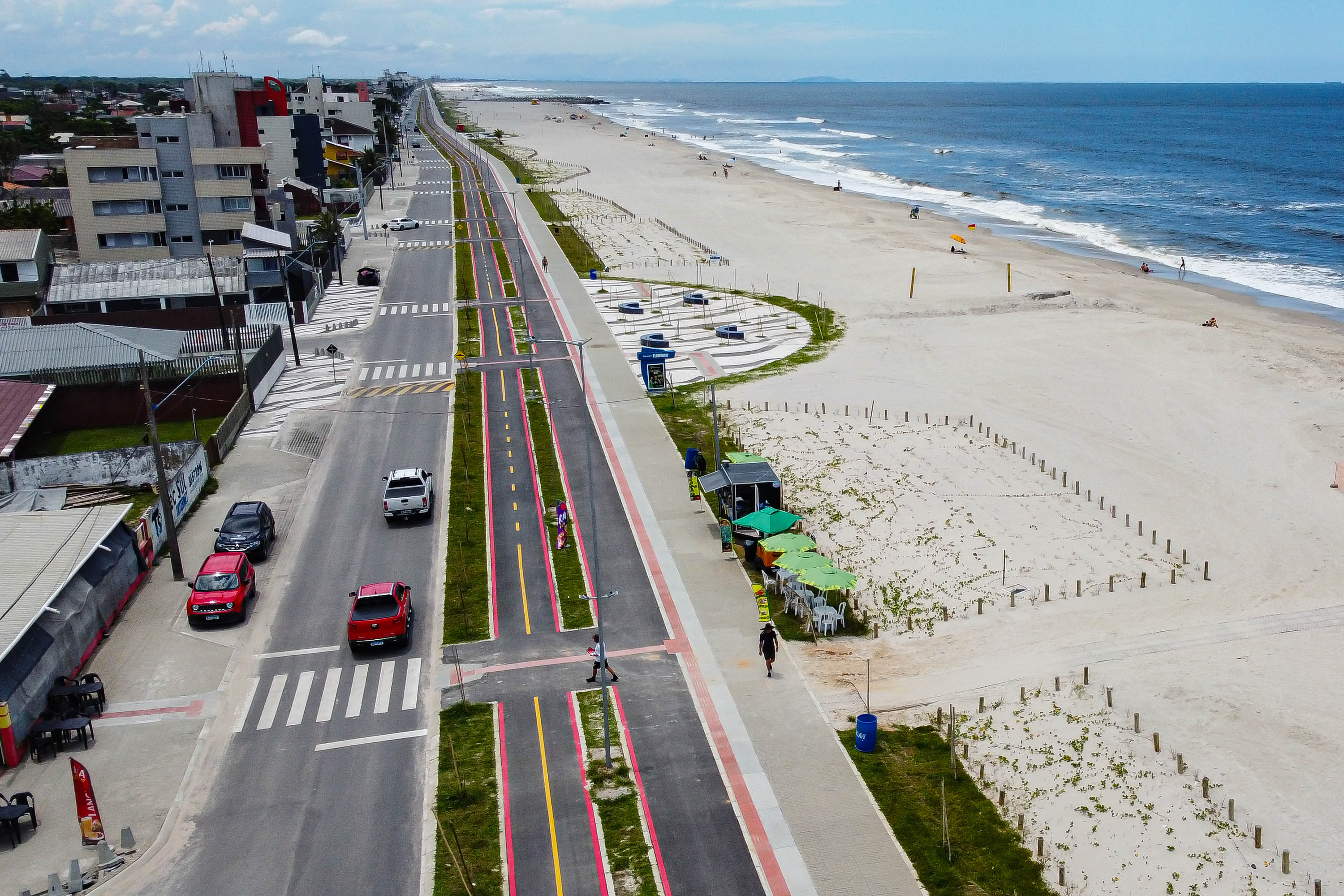 Nova Orla de Matinhos alcança 97% e tem finalização prevista para março