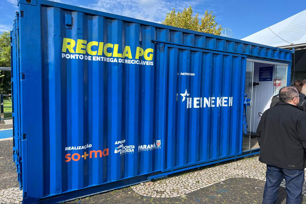 Recicla PG, ligado ao programa Recicla Paraná, da Secretaria de Estado do Desenvolvimento Sustentável, foi inaugurado oficialmente nesta terça-feira (15) em Ponta Grossa