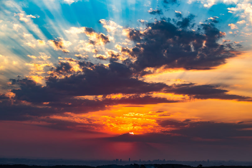 poluição impacta na luz do sol