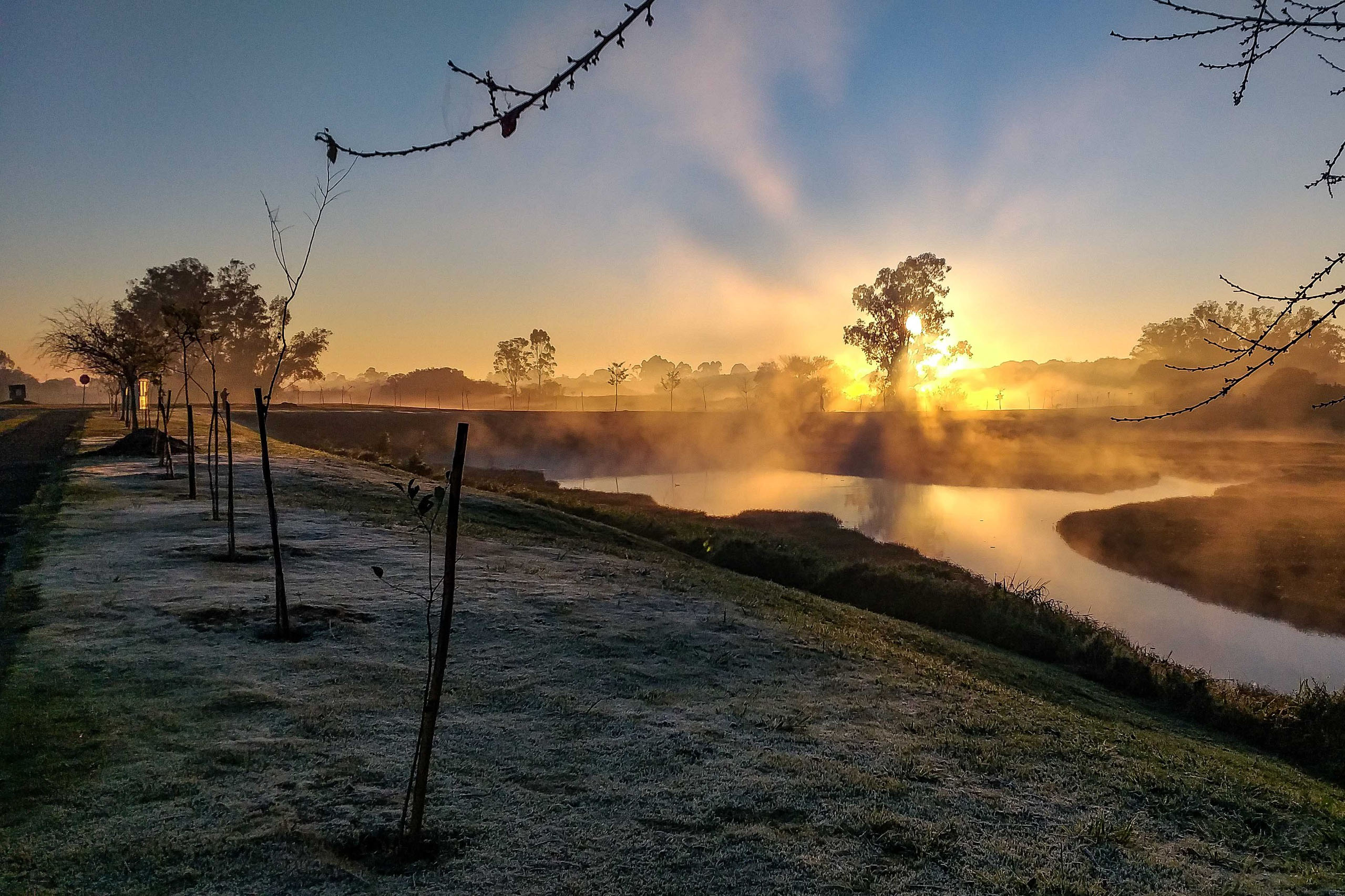 Geada dá as caras, mas frio deve diminuir nos próximos dias no Paraná