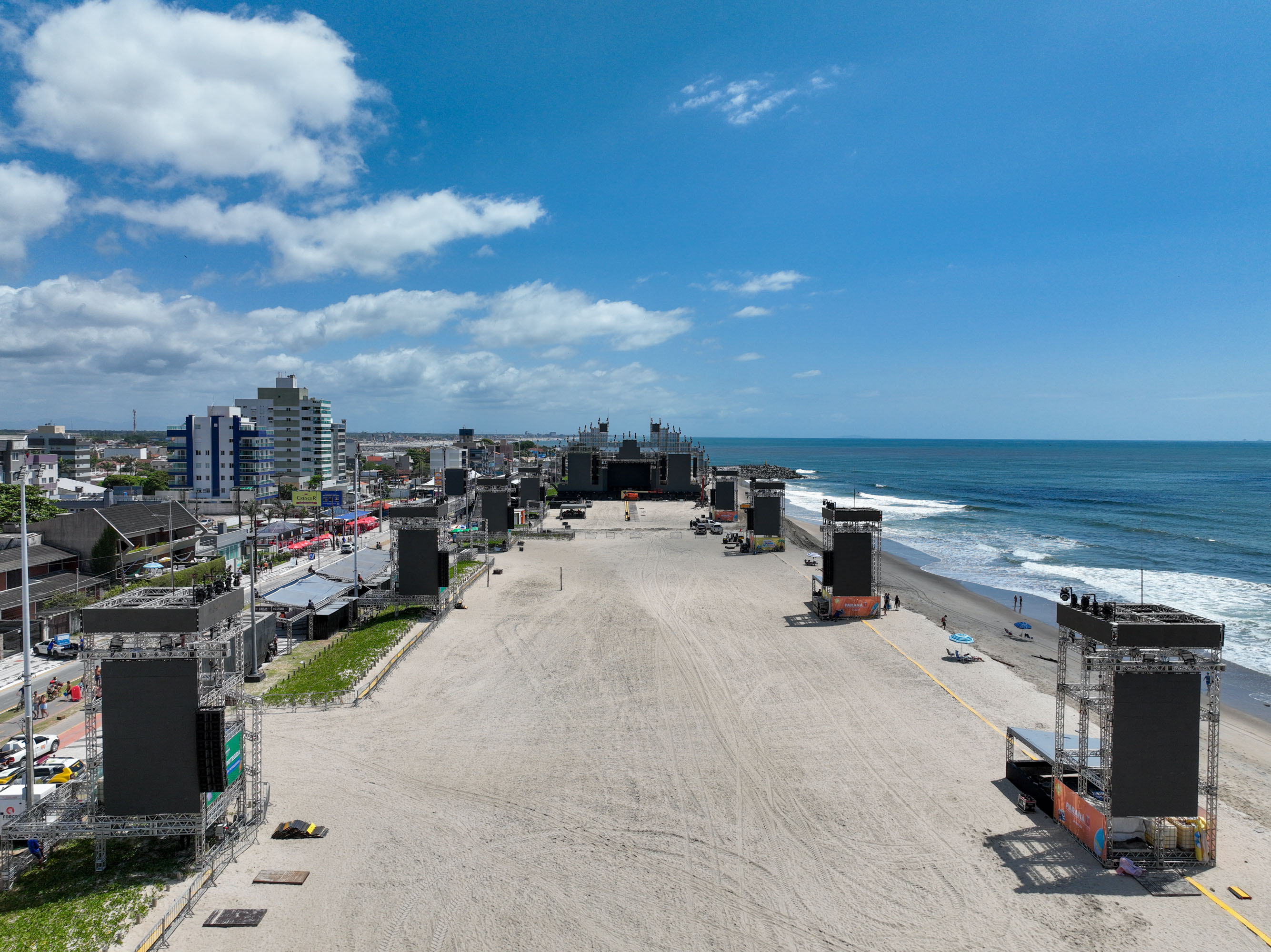 Estado confirma liberação da Arena do Verão Maior Paraná em Caiobá para shows após vistoria