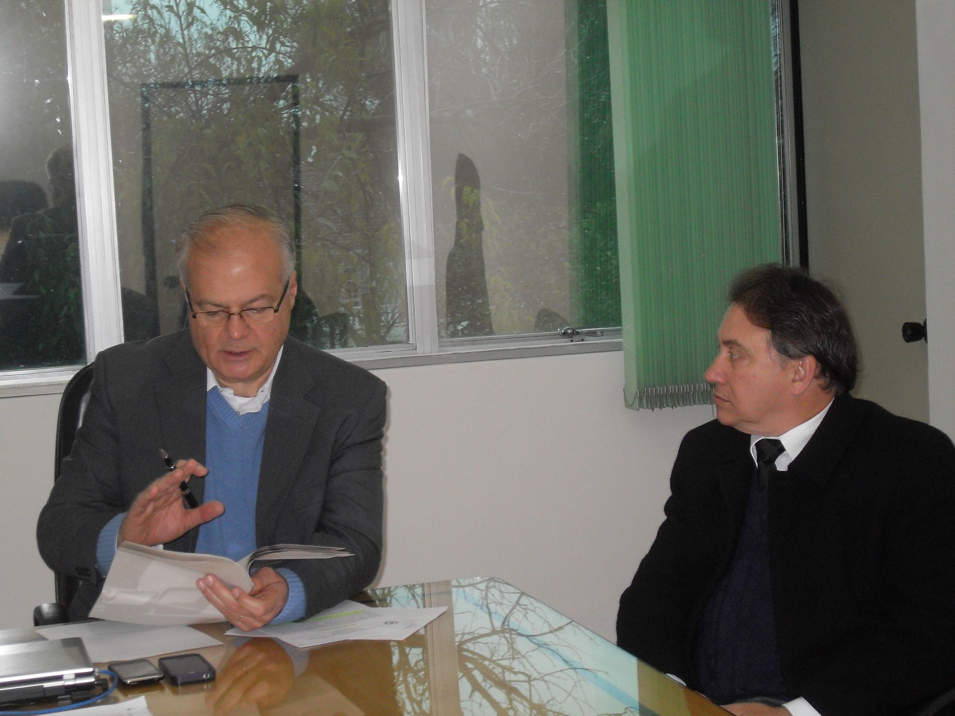 Secretário Jonel Iurk recebe a visita do Deputado Nelson Garcia