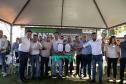 Loanda, 21 de junho de 2024 - O governador Carlos Massa Ratinho Junior assinou, em Loanda, a Ordem de Serviço para o início da obra de controle e recuperação da erosão no Emissário Água da Mina.