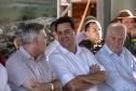 Loanda, 21 de junho de 2024 - O governador Carlos Massa Ratinho Junior assinou, em Loanda, a Ordem de Serviço para o início da obra de controle e recuperação da erosão no Emissário Água da Mina.