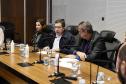 Foto de autoridades durante lançamento do PEM PEN - Planejamento Espacial Marinho, Solenidade de lançamento do ptojeto piloto da região marinha do sul do Brasil. Curitiba Pr - Palácio Iguaçú - GGI com a presença do Secretário de estado do desenvolvimento 