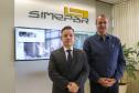 Everton Souza, secretário do Desenvolvimento Sustentável, e Paulo de Tarso: diretor-presidente do Simepar: trabalho em conjunto pelo meio ambiente do Paraná