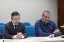 Everton Souza, secretário do Desenvolvimento Sustentável, e Paulo de Tarso: diretor-presidente do Simepar: trabalho em conjunto pelo meio ambiente do Paraná