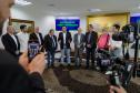 Curitiba, 02-09-24 - Governador Carlos Massa Ratinho Junior assina a contratação de estudos para a contenção de cheias e inundações para a região de União da Vitória.