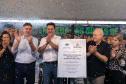 Francisco Beltrão, 13 de dezembro de 2024 - O governador Carlos Massa Ratinho Jr., inaugura obra de condenção de cheias e anuncia melhorias.