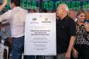 Francisco Beltrão, 13 de dezembro de 2024 - O governador Carlos Massa Ratinho Jr., inaugura obra de condenção de cheias e anuncia melhorias.
