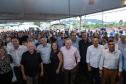 Francisco Beltrão, 13 de dezembro de 2024 - O governador Carlos Massa Ratinho Jr., inaugura obra de condenção de cheias e anuncia melhorias.