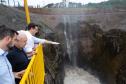 Francisco Beltrão, 13 de dezembro de 2024 - O governador Carlos Massa Ratinho Jr., inaugura obra de condenção de cheias e anuncia melhorias.