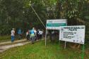 Voluntários participaram da ação de educação ambiental no Parque Estadual do Palmito, em Paranaguá, no Litoral do Paraná