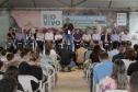 Curitiba, 20 de março de 2025 - O governador Carlos Massa Ratinho Junior participa da soltura de peixes no Parque Passauna, dentro do programa Rio Vivo.