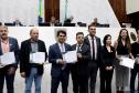 Meteorologistas do Simepar recebem homenagem da Assembleia Legislativa