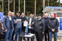 112 famílias rurais de Agudos do Sul ganham sistema de água tratada