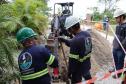 obras do sistema de coleta e tratamento de esgoto têm início na Ilha do Mel