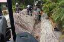 obras do sistema de coleta e tratamento de esgoto têm início na Ilha do Mel