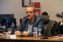 O governador Carlos Massa Ratinho Junior recebeu nesta terça-feira (7), no Palácio Iguaçu, em Curitiba, representantes da Vento Sul Energia para a entrega da Licença de Instalação (LI) do Complexo Eólico Palmas II, localizado no município de Palmas, no Sudoeste do Estado.