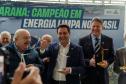 O governador Carlos Massa Ratinho Junior recebeu nesta terça-feira (7), no Palácio Iguaçu, em Curitiba, representantes da Vento Sul Energia para a entrega da Licença de Instalação (LI) do Complexo Eólico Palmas II, localizado no município de Palmas, no Sudoeste do Estado.