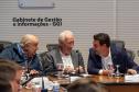 O governador Carlos Massa Ratinho Junior recebeu nesta terça-feira (7), no Palácio Iguaçu, em Curitiba, representantes da Vento Sul Energia para a entrega da Licença de Instalação (LI) do Complexo Eólico Palmas II, localizado no município de Palmas, no Sudoeste do Estado.