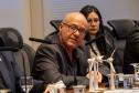 O governador Carlos Massa Ratinho Junior recebeu nesta terça-feira (7), no Palácio Iguaçu, em Curitiba, representantes da Vento Sul Energia para a entrega da Licença de Instalação (LI) do Complexo Eólico Palmas II, localizado no município de Palmas, no Sudoeste do Estado.