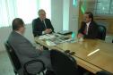 O Secretário do Meio Ambiente e Recursos Hídricos do Paraná, Jonel Iurk, recebeu no dia 25 de janeiro de 2011, em Curitiba, o reitor da Universidade Estadual de Ponta Grossa, João Carlos Gomes.