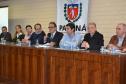 O Governo do Paraná, por meio da Secretaria do Meio Ambiente e Recursos Hídricos, em parceria com Itaipu Binacional e Ministério do Meio Ambiente, promove o 2º Encontro Formativo do Programa Nacional de Formação e Capacitação de Gestores Ambientais (PNC), em Guarapuava. Simultaneamente acontece o 2º Seminário Regional do Meio Ambiente. A capacitação teve início nesta quinta-feira (24) e segue até o final da tarde de sexta-feira (25).Guarapuava, 24/08/2017.Foto: Divulgação SEMA