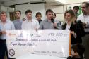 Em solenidade na Câmara Municipal de Francisco Beltrão, neste sábado (30), a governadora Cida Borghetti anunciou R$ 87 milhões para obras de infraestrutura a ações na região Sudoeste. Dos recursos, R$ 76,6 milhões fazem parte do Programa Estadual de Recuperação e Conservação de Estradas, que tem R$ 1,5 bilhão para melhorias na malha rodoviária estadual.-. Francisco Beltrão,30/06/2018 Foto:Jaelson Lucas / ANPr