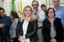 Em solenidade na Câmara Municipal de Francisco Beltrão, neste sábado (30), a governadora Cida Borghetti anunciou R$ 87 milhões para obras de infraestrutura a ações na região Sudoeste. Dos recursos, R$ 76,6 milhões fazem parte do Programa Estadual de Recuperação e Conservação de Estradas, que tem R$ 1,5 bilhão para melhorias na malha rodoviária estadual.-. Francisco Beltrão,30/06/2018 Foto:Jaelson Lucas / ANPr