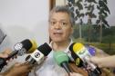 O diretor presidente do Simepar, Eduardo Alvin Leite, falou sobre situação das barragens do Paraná.Curitiba, 29-01-19.Foto: Arnaldo Alves / ANPr.