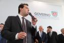 O governador Carlos Massa Ratinho Junior afirmou nesta terça-feira (12) que o Governo do Estado vai agilizar os processos de licenciamento ambiental para aliar a sustentabilidade com o desenvolvimento econômico do Estado. Ele deu posse, em cerimônia no Palácio Iguaçu, ao secretário de Estado do Desenvolvimento Sustentável e Turismo, Marcio Nunes, e aos presidentes das autarquias vinculadas à pasta.  _  Curitiba, 12/02/2019  -  Foto: José Fernando Ogura/ANPr