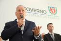 O governador Carlos Massa Ratinho Junior afirmou nesta terça-feira (12) que o Governo do Estado vai agilizar os processos de licenciamento ambiental para aliar a sustentabilidade com o desenvolvimento econômico do Estado. Ele deu posse, em cerimônia no Palácio Iguaçu, ao secretário de Estado do Desenvolvimento Sustentável e Turismo, Marcio Nunes, e aos presidentes das autarquias vinculadas à pasta.  _  Curitiba, 12/02/2019  -  Foto: José Fernando Ogura/ANPr