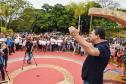 O secretário do Desenvolvimento Sustentável e Turismo, Márcio Nunes, participou, no último sábado (06), da reinauguração do Bosque Municipal ?André Ricardo da Silva?, em Terra Boa. Durante o evento também houve ações do Programa ?Educação Ambiental para Bacias Hidrográficas?  -  Terra Boa, 06/04/2019  -  Foto: Dênis Ferreira Netto/SEDEST
