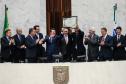 Governador participa de homenagem a Oriovisto Guimarães