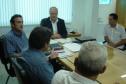 O secretário de Estado do Meio Ambiente, Jonel Iurk esteve reunido durante a manhã desta sexta-feira (08), com vereadores do Município de Guaratuba e com o Secretário Executivo do Conselho de Desenvolvimento Territorial do Litoral Paranaense (Colit), Marco Ziliotto, para discussão do Plano Diretor de Guaratuba.
Estiveram presente na reunião os vereadores Natanael Araújo, Paulo Eder de Araújo, Ana Maria C da Silva, Mario Cezar Temoteo e Ilson Rhoden. 
