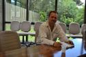 Fórum Paranaense de Mudanças Climáticas Globais.Na foto, chefe de divisão de educação e controle ambiental da Prefeitura de Piraquara, Valter Farfuso.Foto: Divulgação SEMA
