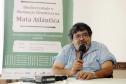 O Secretário de Meio Ambiente e Recursos Hídricos do Paraná, Luiz Eduardo Cheida fez a abretura da Oficina de apresentação e articulação do Projeto "Biodiversidade e Mudanças Climáticas na Mata Atlântica", a oficina está sendo realizada no hotel Camboa em Paranaguá e vai de 26 a 27 de novembro de 2013.// Na foto Marcio Barragana Fernandes, Presidente do Conselho do Mosaico Lagamar.// Foto Denis Ferreira Netto.