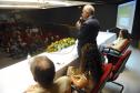 Secretário do Meio Ambiente, Luiz Eduardo Cheida acompanhado pela Desembargadora do Tribunal de Justiça Joeci Camargo Machado, representante do CREA-Pr., Antonio Borges dos Reis e representante do PV - Partido Verde, Maria Leticia Fagundes, entrega Prêmio Mãe Natureza no Auditório Mario Lobo, Palácio das Araucárias.Curitiba, 11/03/2014Foto: Ricardo Almeida / ANPr