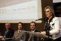 A vice-governadora Cida Borghetti durante abertura do Dia Mundial da Água, na Fiep