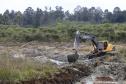 Obras do Parque Palmital, em Pinhais.Pinhais, -05-08-15.Foto: Arnaldo Alves / ANPr.