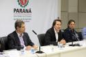 O Governo do Estado assinou, nesta terça-feira (11), um termo de cooperação técnica com o Instituto Semeia, organização não governamental que irá preparar junto com o Estado, estudos de modelos de gestão para unidades de conservação estadual. Assinaram o convênio: secretário Estadual do Meio Ambiente e Recursos Hídricos, Ricardo Soavinski e a diretora-executiva do Instituto Semeia, Ana Luisa Mancini da Riva. Curitiba, 11/08/15.Foto: Arnaldo Alves / ANPr.