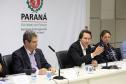 O Governo do Estado assinou, nesta terça-feira (11), um termo de cooperação técnica com o Instituto Semeia, organização não governamental que irá preparar junto com o Estado, estudos de modelos de gestão para unidades de conservação estadual. Assinaram o convênio: secretário Estadual do Meio Ambiente e Recursos Hídricos, Ricardo Soavinski e a diretora-executiva do Instituto Semeia, Ana Luisa Mancini da Riva. Curitiba, 11/08/15.Foto: Arnaldo Alves / ANPr.