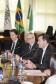 O secretário estadual do Meio Ambiente, Ricardo Soavinski, com o presidente da Fiep, Edson Luiz Compagnolo e o presidente do IAP, Tarcísio Mossato, entregam o Selo Clima Paraná, de reconhecimento às empresas que formularem e publicarem inventários de suas emissões de gases de efeito estufa. Curitiba, 06/11/2015. Foto: Pedro Ribas/ANPr