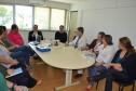 Litoral terá Centro de pesquisa e tratamento de animais marinhos. Na foto, reunião entre secretário estadual do Meio Ambiente e Recursos Hídricos, Antonio Carlos Bonetti, junto com o superintende do Ibama no Paraná, Júlio Gonchorosk, e representantes da Petrobras, do Centro de Estudos do Mar, da Universidade do Vale de Itajaí e do secretário executivo do Colit, Alfredo Parodi. Curitiba, 03/11/2016.Foto: Divulgação SEMA