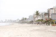 moradores apoiam as obras do litoral