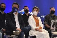 secretário estadual do Desenvolvimento Sustentável e do Turismo, Márcio Nunes, durante inauguração da usina termelétrica pública a biogás em Ponta Grossa, nos Campos Gerais, nesta sexta-feira (30). - Ponta Grossa, 30/04/2021