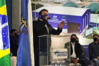 secretário estadual do Desenvolvimento Sustentável e do Turismo, Márcio Nunes, durante inauguração da usina termelétrica pública a biogás em Ponta Grossa, nos Campos Gerais, nesta sexta-feira (30). - Ponta Grossa, 30/04/2021