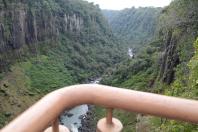 O Monumento Natural Estadual Salto São João, localizado no município de Prudentópolis, região Centro-sul do Estado, recebeu nessa quinta-feira (15) o seu Plano de Manejo - documento com normas para utilização dos atrativos naturais, visando a proteção ambiental do local. - Curitiba, 15/07/2021 - Foto: SEDEST